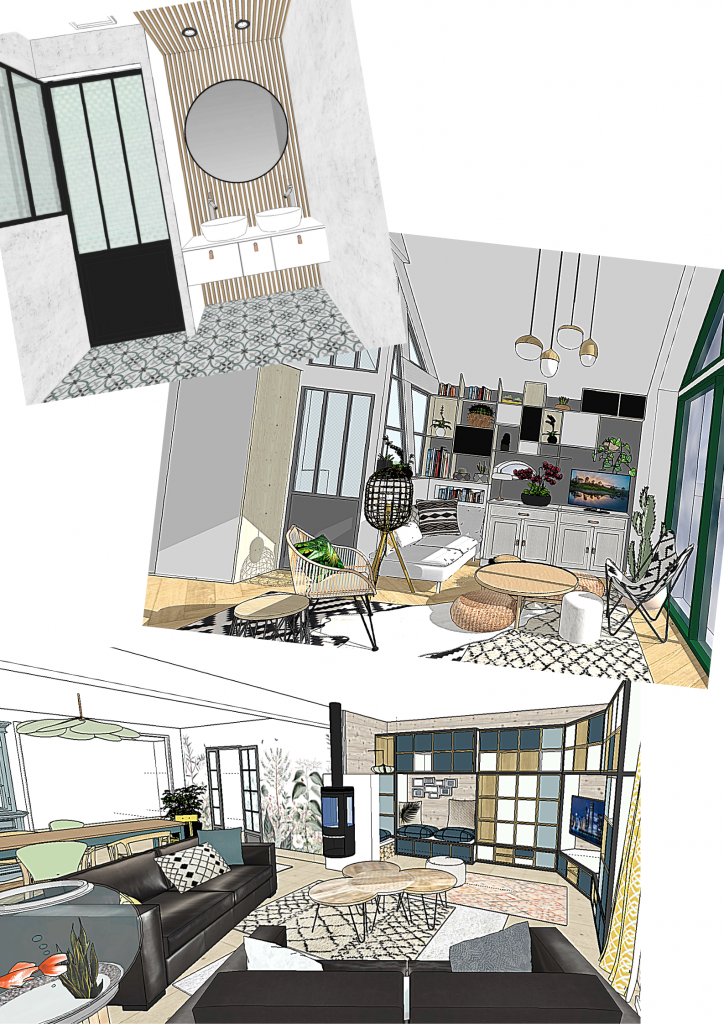 Projet d’architecture intérieure à Nantes – D-éco Design