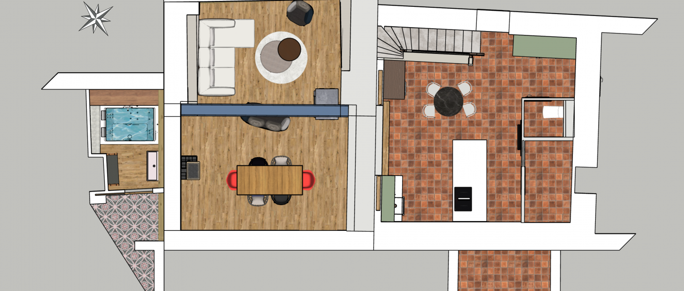 Plan d'architecte d'intérieur Nantes